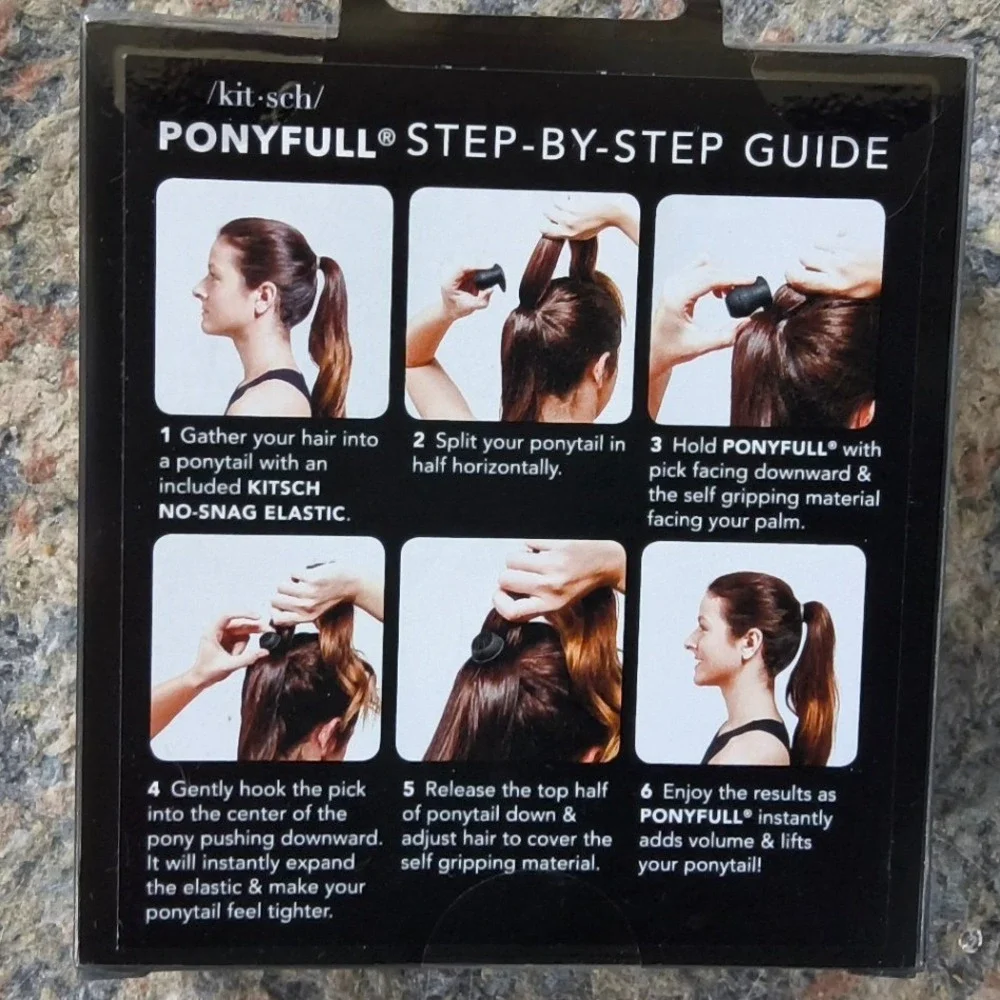 NEW  Kitsch Ponyfull Ponytail Holder Hair Tie